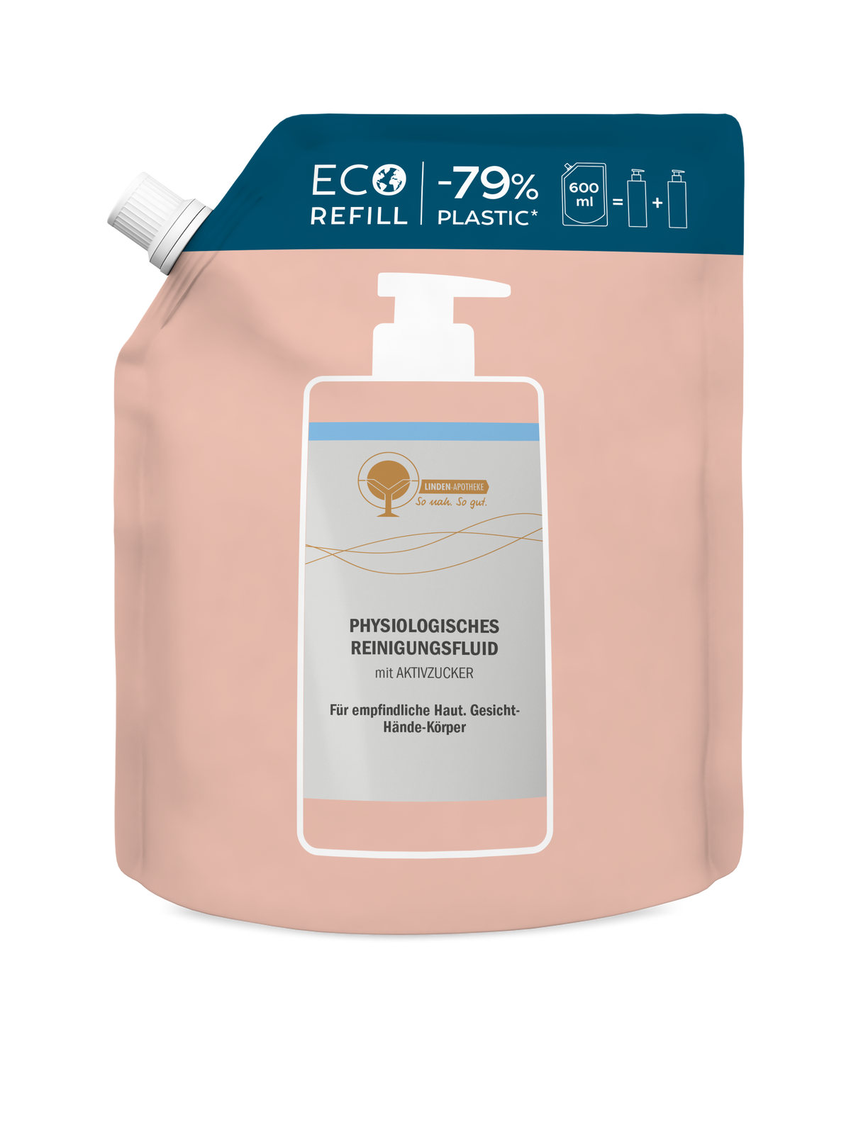 Physiologisches Reinigungsfluid Refill 600ml